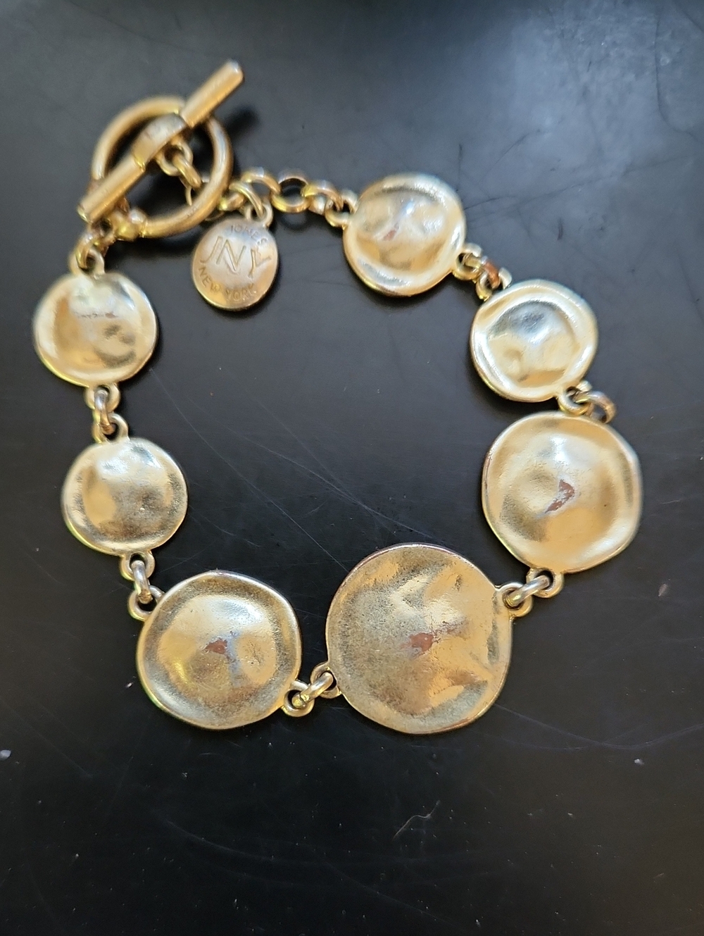 Jines New York Gold-Tone Disc Bracelet